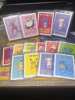 Japanese Old Maid Pokemon Lot 14 Cards Snorlax, Gengar, Deoxys, Pikachu + More - Image 1