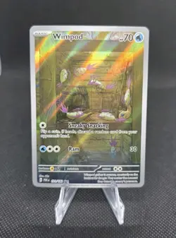 Pokemon TCG Wimpod Paradox Rift 191/182 Holo Illustration Rare Card - Image 1