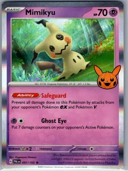 Mimikyu 097/193 Trick or Trade BOOster Bundle 2023 - Pokemon Card - NM - Image 1