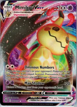 Mimikyu VMAX 069/172 SWSH09: Brilliant Stars - Pokemon Card - NM - Image 1