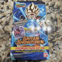 Dragon Ball Super Card Game: Saiyan Showdown - Premium Pack Set (6 Cards) - Image 2