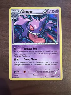 Pokemon Gengar Holo Rare TCG Card XY Breakthrough 60/162 - Image 1