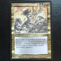 Livonya Silone - Light Play MTG Legends LP 1994 - Image 1