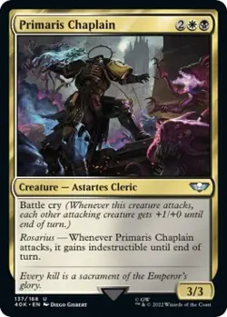 NM - Foil - Primaris Chaplain (Surge Foil) - 137 - Universes Beyond: Warhamme... - Image 1