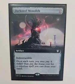 Darksteel Monolith (Extended Art) Commander Masters Regular - Image 1