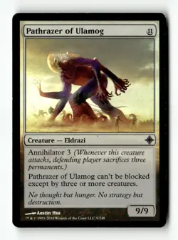 MTG | Pathrazer of Ulamog | Zendikar | Foil | Moderately Played | English - Image 1
