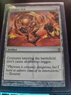 MTG Torpor Orb New Phyrexia 162/175 Regular Rare - Image 1