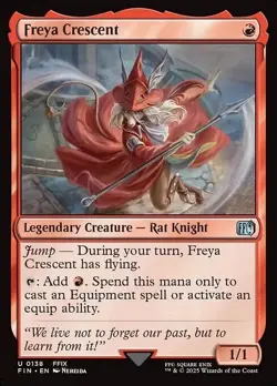 Freya Crescent FIN NM MTG, Uncommon, #0138, Rat Knight - Image 1