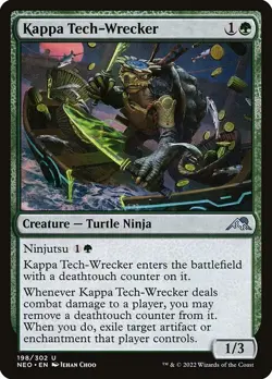 Kappa Tech-Wrecker , Kamigawa: Neon Dynasty , #198 MTG FOIL - Image 1