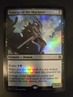 Scourge Of The Skyclaves NM FOIL Zendikar Rising MTG FREE SHIPPING - Image 1