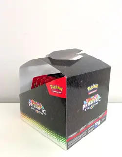 Pokemon TCG Prismatic Evolutions Tech Sticker Collection - Lot of 9 with Display - Image 5