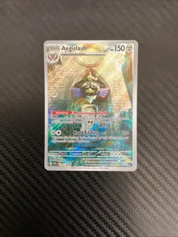Aegislash - 210/182 Illustration Rare Holo NM Pokemon SV04: Paradox Rift - Image 1