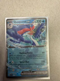 Pokemon Scarlet & Violet Black Star Promo - Quaquaval ex SVP 035 - Image 1