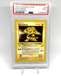 Electabuzz 1st Edition Base Set 20/102 PSA 9 English 1999 Pokemon UK Seller - Image 1