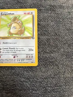 Pokemon TCG Kangaskhan Holo Rare Jungle 5/64 Moderately Played (MP) - Image 5