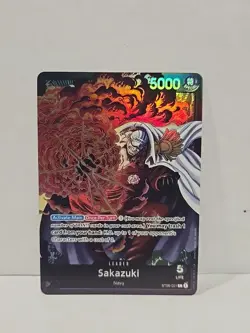 • Sakazuki • - Leader Starter Deck 6 Absolute Justice Holo Foil One Piece TCG NM - Image 1