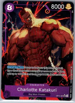 Charlotte Katakuri (Alt Art) OP11-067 English Fist Divine Speed - One Piece - NM - Image 1