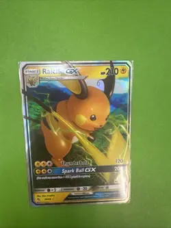 Pokemon Card - Raichu GX Hidden Fates 20/68 Ultra Rare- LP Academy Version - Image 1