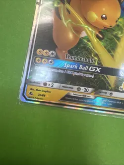 Pokemon Card - Raichu GX Hidden Fates 20/68 Ultra Rare- LP Academy Version - Image 5