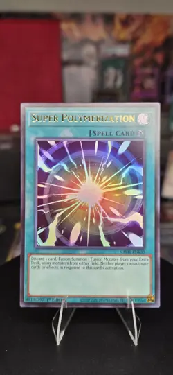 Yu-Gi-Oh! Super Polymerization CH01-EN033 Ultra Rare Card NM - Image 1