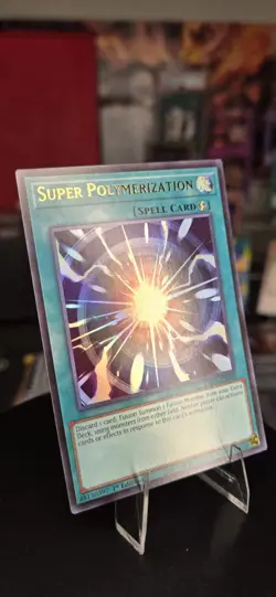 Yu-Gi-Oh! Super Polymerization CH01-EN033 Ultra Rare Card NM - Image 2