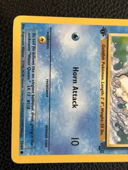 1ST EDITION Goldeen 53/64 LP -Vintage Pokemon Card- Jungle - Image 3