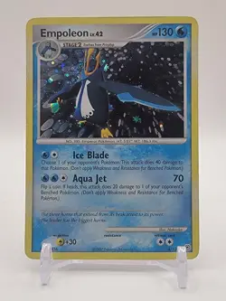 Pokemon TCG Empoleon Holo Rare Card 4/130 Diamond and Pearl 2007 - Image 1