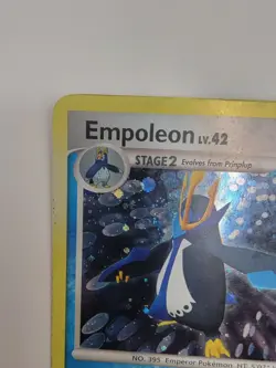 Pokemon TCG Empoleon Holo Rare Card 4/130 Diamond and Pearl 2007 - Image 3