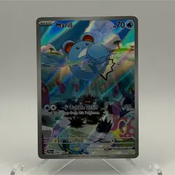 PERFECT CONDITION Pokemon Marill Paldea Evolved Holo Rare 204/193 Basic Card - Image 1