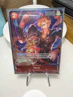 One Piece Sanji Parallel Alt Art Pre-Errata R OP01-013 Card English NM - Image 1