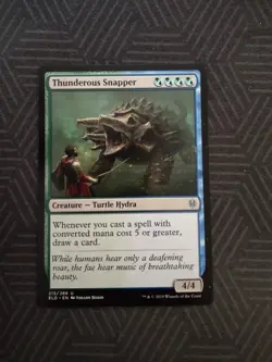 mtg thunderous snapper throne of eldraine - Image 1