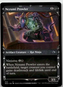 Nezumi Prowler (Showcase), Kamigawa: Neon Dynasty #344 MTG - Image 1