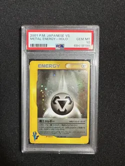 Swirl - 2001 Pokemon Japanese Metal Holo Energy PSA 10 - Image 1