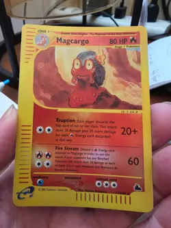 Pokemon Skyridge reverse holo Magcargo 17/144 - Image 1