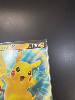 Pikachu V Black Star Promo - SWSH198 - Sword & Shield Pokemon TCG Holo | NM - Image 4