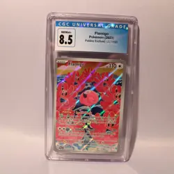 Pokemon CGC NM/Mint+ 8.5 Scarlet & Violet Paldea Evolved Flamigo 227/193 English - Image 1