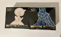 Pokemon TCG Mega Evolutions Pokemon Center ETB Lucario and Gardevoir Sealed - Image 1