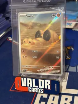 Pokemon TCG Scarlet & Violet Base Set Holo Illustration Rare Sandile 216/198 - Image 2