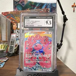 Pokemon Flamigo CGC 9.5 Art Rare Holo 082/071 Clay Burst Japanese 2023 - Image 1