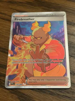 Pokemon Firebreather 119/094 Phantasmal Flames Ultra Rare Full Art Trainer - NM - Image 1