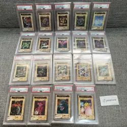 19 VINTAGE PSA YU-GI-OH! PSA9~7 Mint 1998 1999 Bandai Japanese Graded - Image 1