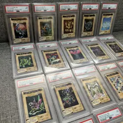 19 VINTAGE PSA YU-GI-OH! PSA9~7 Mint 1998 1999 Bandai Japanese Graded - Image 2