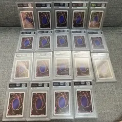 19 VINTAGE PSA YU-GI-OH! PSA9~7 Mint 1998 1999 Bandai Japanese Graded - Image 4