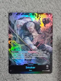 Smoker Leader OP02-092 Black Smoker Deck One Piece TCG Foil - Image 1