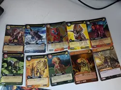 Collectable dinosaur king trading cards Multi listing Dinosaurs and moves (2008) - Image 1