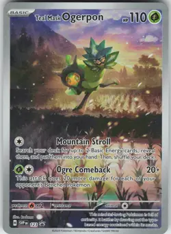 Pokemon Teal Mask Ogerpon - 123 SV: Scarlet & Violet Promo Cards Promo NM - Image 1