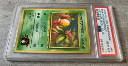 Pokemon Card Japanese Erika’s Bellsprout PSA 10 Gem Mint, Tamamushi City Gym #69 - Image 3