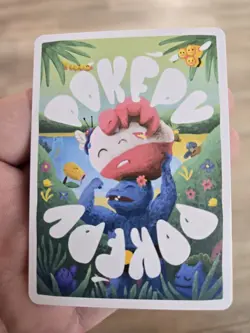 Pokepu S1, 1st Ed. - Sahndudu Sandshrew - Pokemon Fan Art & Derpy Parody Card - Image 2