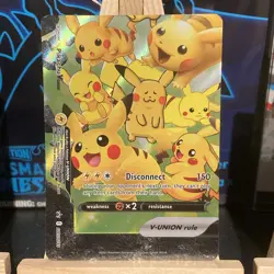 Pikachu V-Union Special Celebrations Ultra Rare Promo 4 Pokemon Cards * NM * - Image 4