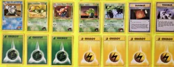 VINTAGE POKEMON GYM HEREOS CARDS COLLECTION (( 40 CARDS )) A - Image 5